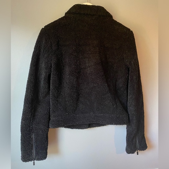 Sanctuary Classic Faux Sherpa Moto Jacket - Picture 2 of 3